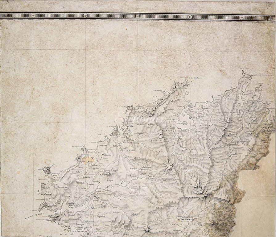Carta Geométrica de Galicia por el Doctor Don Domingo Fontán, 1845 - Imagen 10