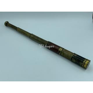 Catalejo de latón y madera - Imagen 1