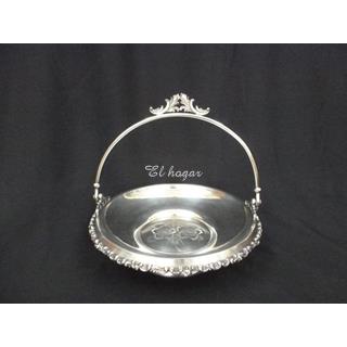 Frutero de metal plateado, Taunton Silver Plate Co. - Imagen 2