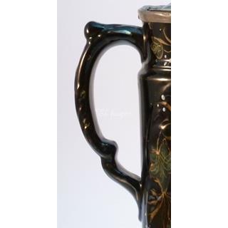 Jarra con tapa de estaño , Bristol negro - Imagen 1