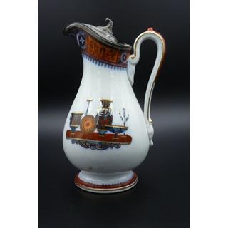 Jarra con tapa de estaño, decorado “ ETRUSCAN VASES” (1858-1861) - Imagen 1