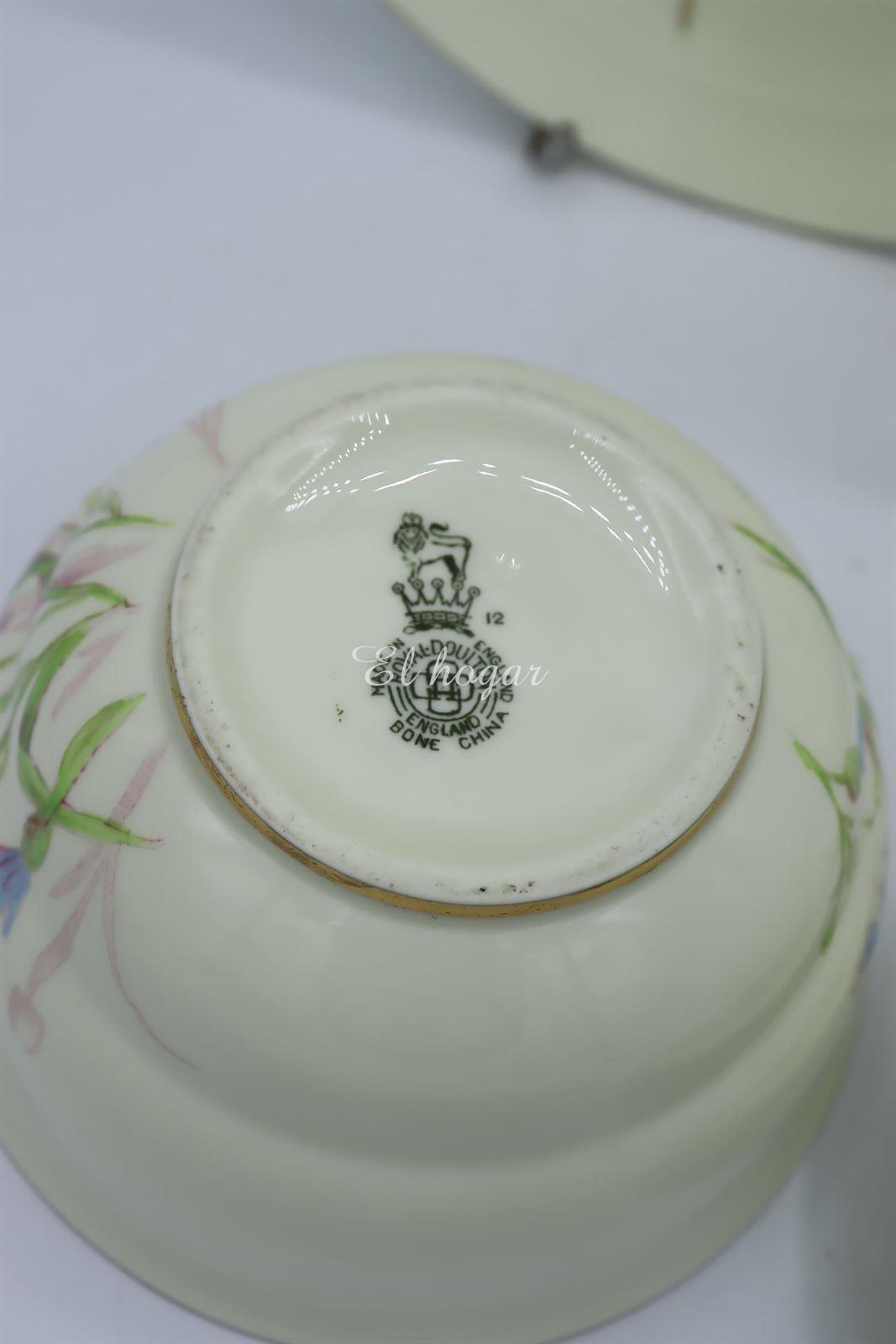 Juego de 6 servicios te con pastas, Royal Doulton - Imagen 10