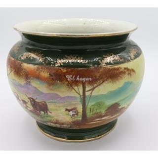 Macetero loza inglesa - Imagen 1