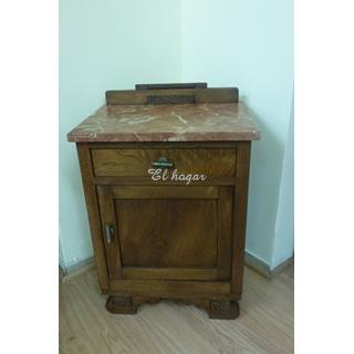 Mesilla de noche estilo Art Decó - Imagen 2