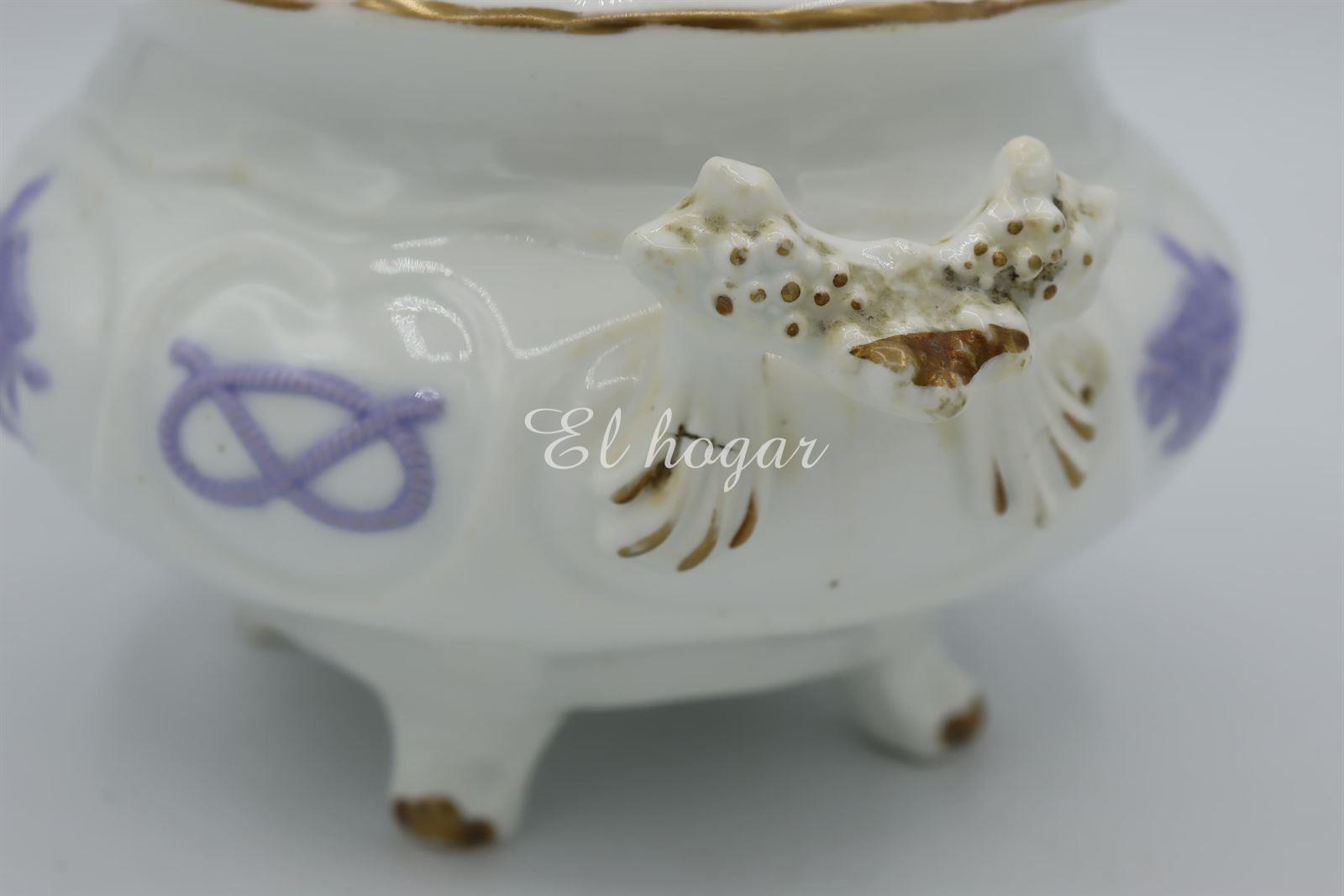 Pequeña sopera de porcelana blanca - Imagen 5