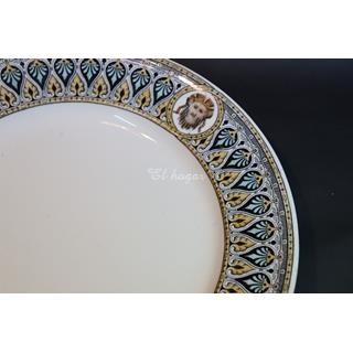 Plato loza inglesa W. T. Copeland & sons, 1876 - Imagen 2