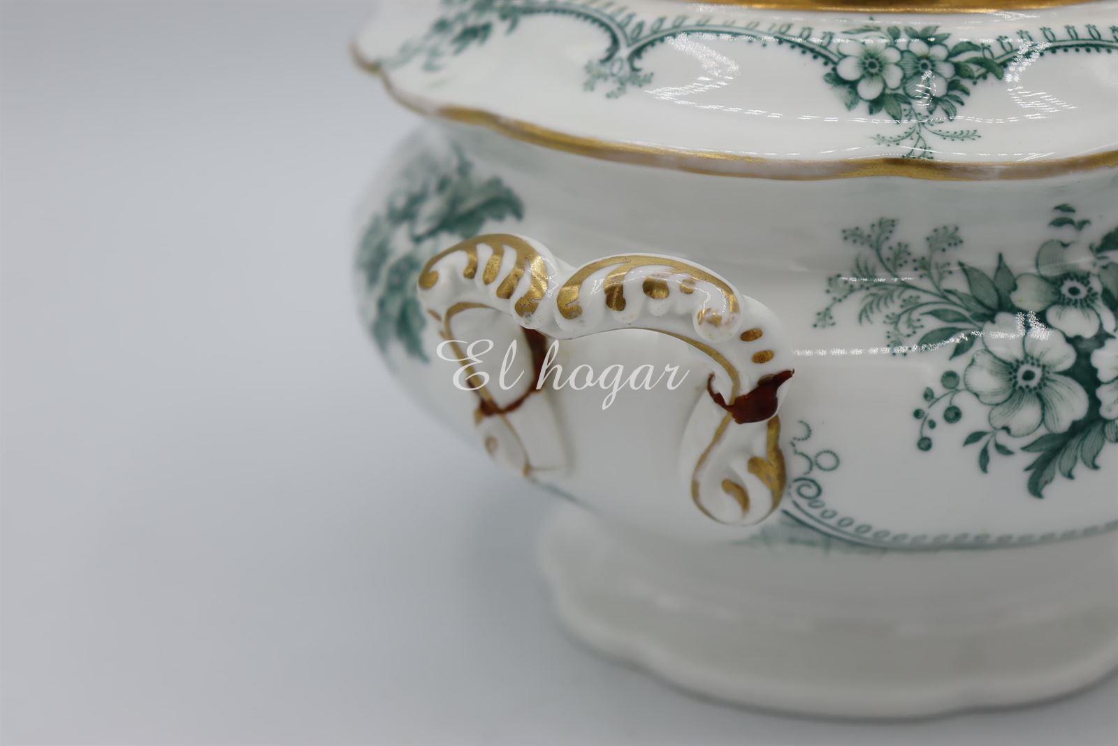 Sopera pequeña de porcelana blanca - Imagen 6