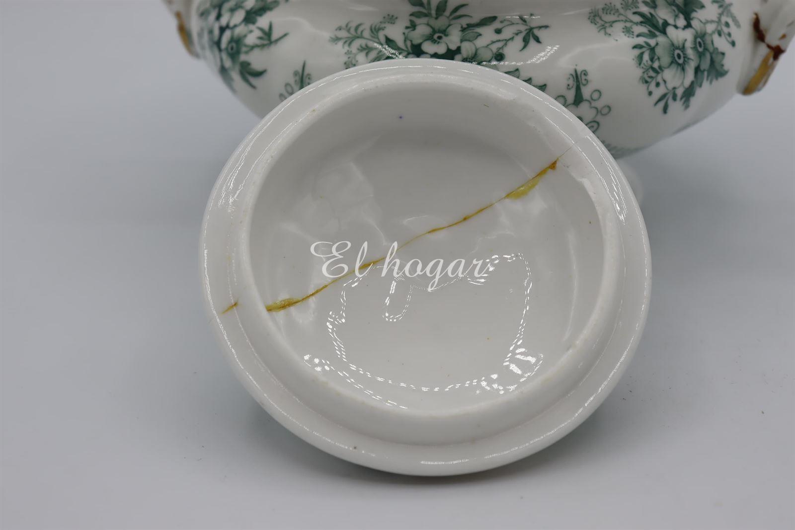 Sopera pequeña de porcelana blanca - Imagen 8